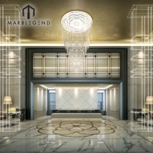 One-stop Solution Architecture Hotel Design Service 3D Marble Floor Interior Design