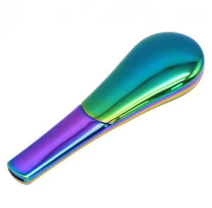Original Factory wholesale Price New Zinc Alloy  Colorful Magnetic Tobacco Smoking Pipes For Dry Herb Metal Spoon Smoke Pipe