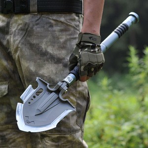 Other camping &amp; hiking products multifunction sapper folding snow construction shovel survival gear