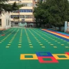 Outdoor Basketball Court Eco-friendly Plastic Floor Interlocking Sports Flooring Mat