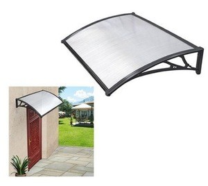 Outdoor Front Door Window Awning Patio Polycarbonate PC Cover Canopy Window Awning
