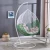 Import outdoor rattan wicker water drop egg shaped Indoor / Patio Garden Hanging Cany Swing leisure Chair  Village Garden Style from China