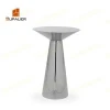 Outdoor stainless steel frame bar high tables and chairs for bar