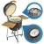 Import outside kamado,barbecue komodo charcoal bbq Grill with trolley from China
