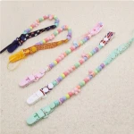 Pacifier Chain Baby Nursing Bracelets Chew Beads Teething Rattles Toy cute ball