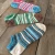 Import Parallel line leisure colour striped male hosiery 100% cotton Socks from China