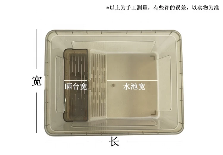 PC plastic Reptile Cage Transparent Breeding Box Insect Lizard Snake Amphibian Frog Pet cages