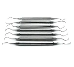 Periodontal Gracey Curettes Set of 7 Pcs Dental Instruments Double End Dental Products Gracey Curette