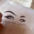 Import personal custom transparent eyelash label stickers Eyelashes sticker labels with logo from China