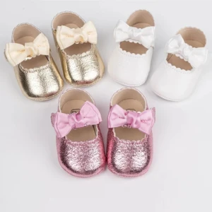 Personalized Baby Girl Dress Shoes With Soft Jelly Soles Customized Baby Gifts & Special Event Photo Props Baby Shoes