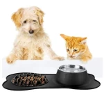 Pet Bowls Stainless Steel Dog Bowl, Slow Feeder and Pet Water Bowl Set