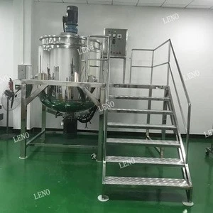 Pharmaceutical grade acid mixing tank with agitator