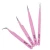 Import Pink Eyelash Extension Tweezers eyebrow tweezers from China