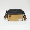 Plain vintage quality travel outdoors messenger bag waist belt crossbody sling cycle hip zipper pouch men&#39;s shoulder bag