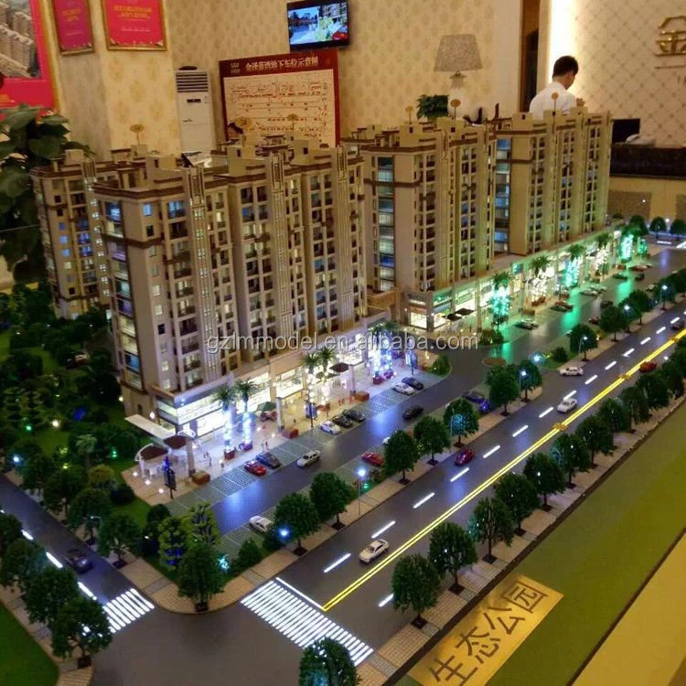 Plastic LED lighting Architectural Scale Models