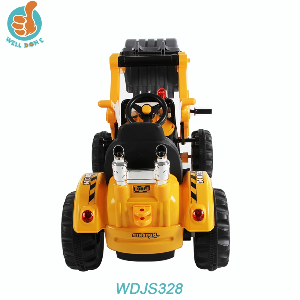 Plastic Material and PP Plastic Type kids electric car to ride, truck battery car electric tractor WDJS328B