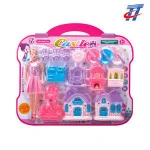 Plastic mini villa mini furniture mini kitchen set toys