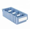 Plastic small parts storage bins with dividers Width 234 Depth 500 Height 140 mm