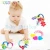 Import Popular baby rattle bell ring  teether baby rattle socks for little baby from China