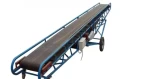 Poultry Dung Food Grade Material Handling Equipment Parts Inclined V Industrial Mobile Inclined Belt Conveyor