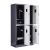 Import Powder Coated 2 Tiers Steel Wardrobe safe locker with 4 doors from China