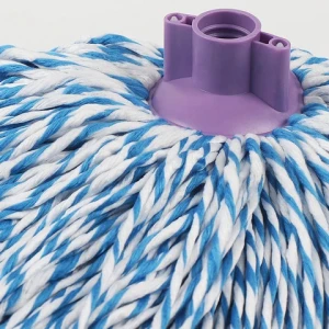 Premium Quality Custom Easy-Click Mop Head for Household  Floor Cleaning Durable Eco-Friendly Replacement Head