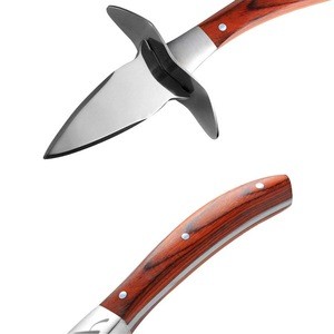 Premium Quality Pakka Wood-handle Oyster Shucking Knife