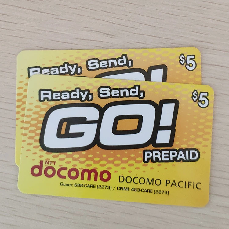 Prepaid top-up phone cards recharge scratch card printing/phone calling card with customized printing