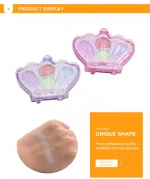 pretend play game plastic smear girls candy make up set kids toy