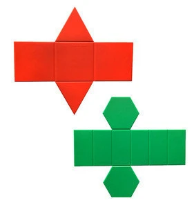 primary learning resources 10cm 10 shapes 3D expansion Geo solids Set