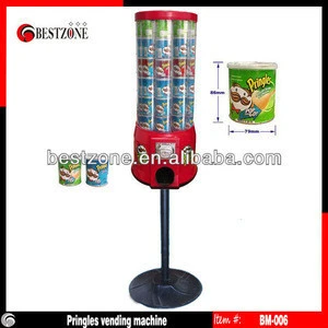 Pringles or cylinder goods vending machine BM-006
