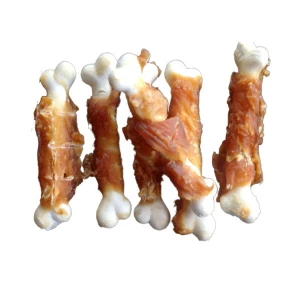 Private label duck/chicken meat wrap calcuim bones dog chews healthy dental food