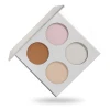 Private label Gold shimmer highlighter makeup contour palette