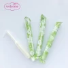 Private Label GOTS Certified Organic Cotton Tampon Comfort Silk Touch Feminine Hygiene Yoni Pearls Tampons Applicator