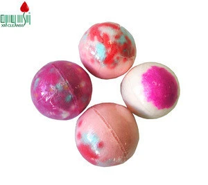 Private label Various Perfume Scent Handmade Colorful Organic Bubble Bath Fizzy Bombs