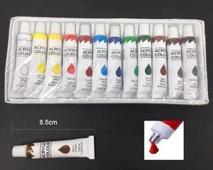 Professional Acrylic Color 12 Colors Acrylic Paint,Oil Paint Drawing Kit