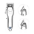 Import Professional Cordless Hair Cutter Barbers Hair Trimmer Machine Hair Clipper from China