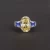 Import Professional multi cz gemstone 925 sterling silver ring handmade silver ring Jaipur wholesale silver jewelry from China