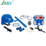 promotional 10 in 1 cheap plastic RPG parent-child police equipment game set,kids toy binoculars set