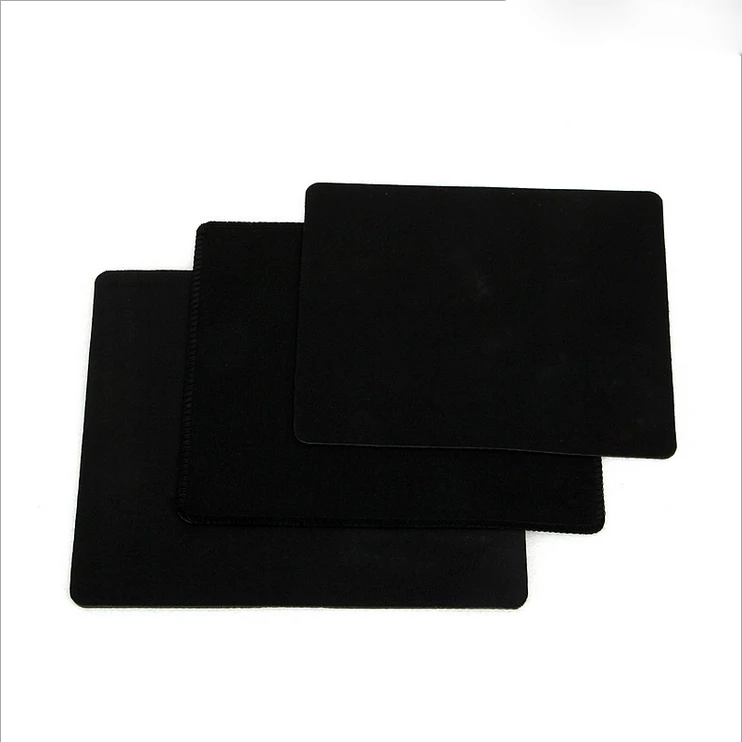 Promotional black blank mouse pad for computer