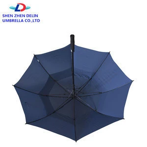 Promotional Design product Auto open straight umbrella Golf clubs golf umbrella with good quality