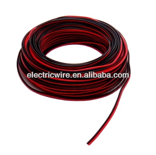 PVC insulated red black speaker wire with CCA conductor