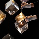 pyrite bomma led modern lighting nordic staircase loft simple chandelier new restaurant pendant lamp cube modern lamp