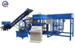 QT4-25 block brick production line for concrete cement hollow block to build economical houses