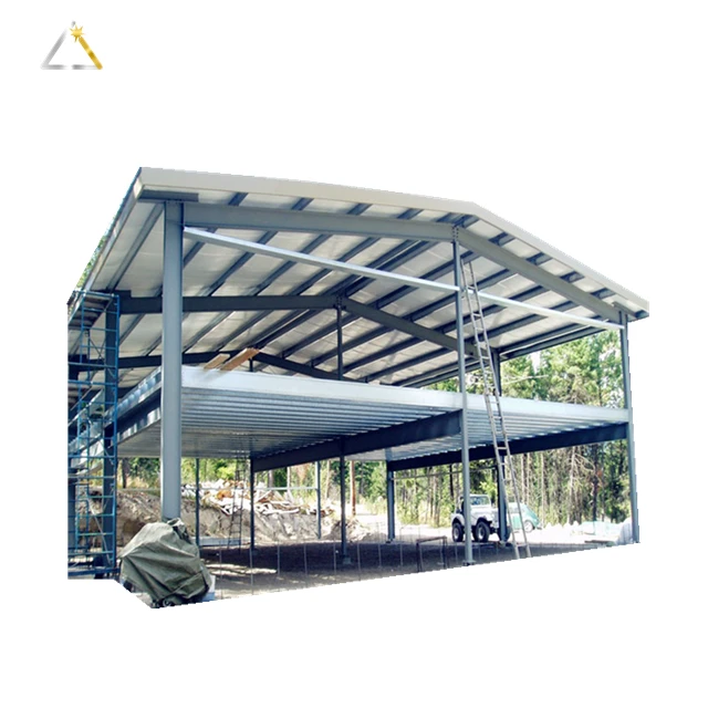 Quality Light Profile Structure Solar Panel Prefab Steel Frame Structure Warehouse