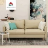 Queenshome house furnitures in guangzhou modern divan de salon dubai classic fabric 3 seater couch living room sofa