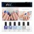 Quick-dry nail polish and long-lasting water-based gel nail polish set of 6 bottles can peel off nail polish