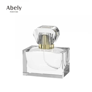 Ready to ship 60ml spray fancy fashion square shape glass perfume bottles