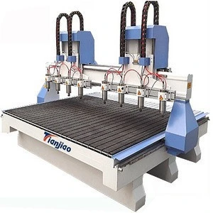 Ready-to-ship products High Efficiency Multi-blade 8 Spindles CNC Wood Router CNC Relief Engraving Machine
