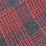 red double face wool  classical design wool customized wool for coat tartan polyester fabric